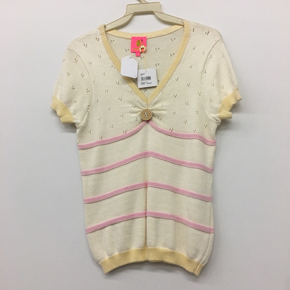 Manoush Sweater - Yellow / Pink